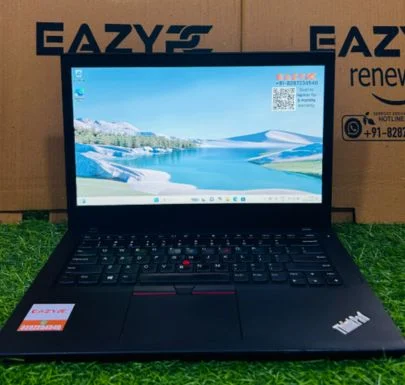 Lenovo ThinkPad E480 14″ laptop Intel Core i5 8th Gen, durable refurbished business laptop.