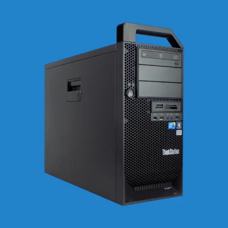 lbm lenovo D20 workstation tower IBM/Lenovo D20 workstation tower, professional PC with front USB ports, ideal for legacy and business computing tasks.