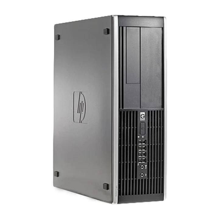 HP EliteDesk 800 G1 desktop PC with Intel Core i3 4th Gen, black tower chassis with front USB ports.