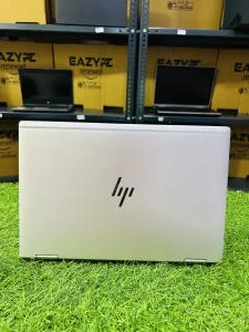 HP EliteBook x360 1040 G7 14″ refurbished 2‑in‑1 business laptop, Intel Core i7 10th Gen, sleek silver chassis.